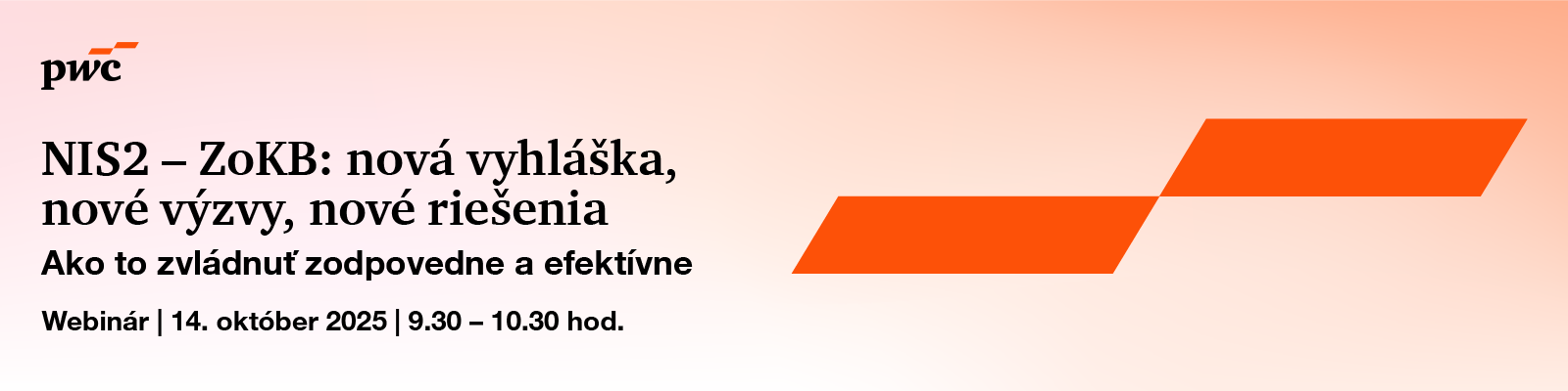 Pozvánka na webinár NIS2 – ZoKB: nová vyhláška, nové výzvy, nové riešenia
